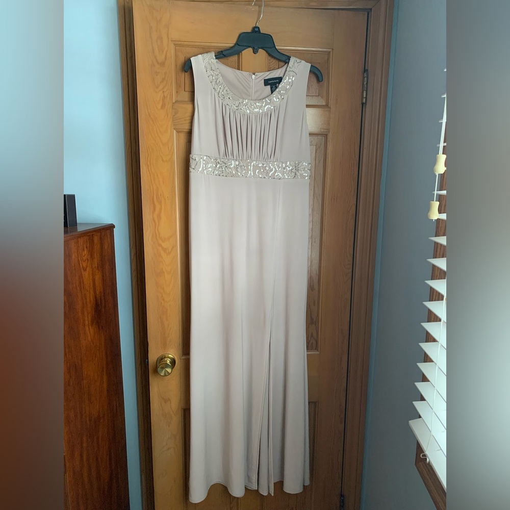 Floor length evening dress
